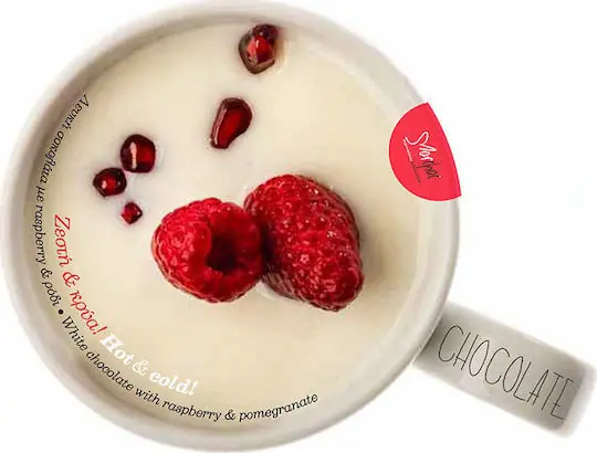 Marchoc Σοκολάτα Λευκή με Raspberry & Ρόδι